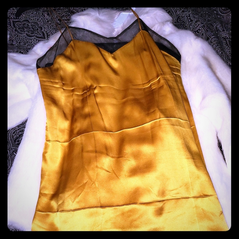 GOLDEN SILK GUCCI SHIRT